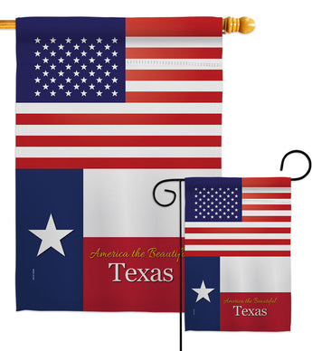 US Texas - States Americana Vertical Impressions Decorative Flags HG140595 Made In USA