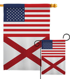 US Alabama - States Americana Vertical Impressions Decorative Flags HG140751 Made In USA