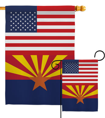 US Arizona - States Americana Vertical Impressions Decorative Flags HG140753 Made In USA