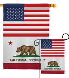 US California - States Americana Vertical Impressions Decorative Flags HG140755 Made In USA