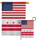 US District of Columbia - States Americana Vertical Impressions Decorative Flags HG140759 Made In USA