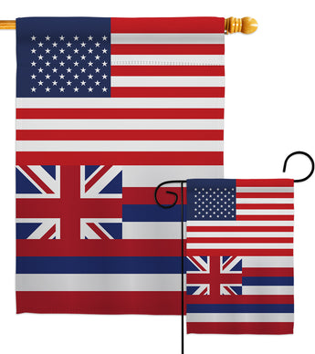 US Hawaii - States Americana Vertical Impressions Decorative Flags HG140762 Made In USA