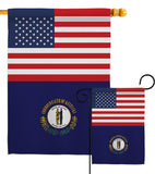 US Kentucky - States Americana Vertical Impressions Decorative Flags HG140768 Made In USA