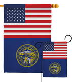 US Nebraska - States Americana Vertical Impressions Decorative Flags HG140780 Made In USA