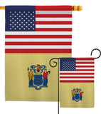 US New Jersey - States Americana Vertical Impressions Decorative Flags HG140785 Made In USA