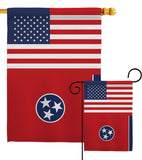 US Tennessee - States Americana Vertical Impressions Decorative Flags HG140802 Made In USA