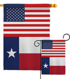 US Texas - States Americana Vertical Impressions Decorative Flags HG140804 Made In USA