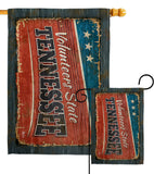 Tennessee Vintage - States Americana Vertical Impressions Decorative Flags HG140987 Made In USA