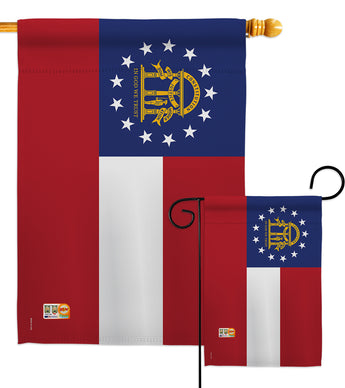 Georgia - States Americana Vertical Impressions Decorative Flags HG191511 Made In USA