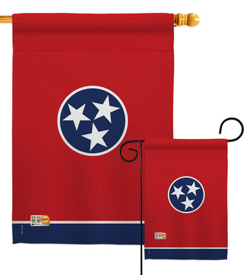 Tennessee - States Americana Vertical Impressions Decorative Flags HG191543 Made In USA