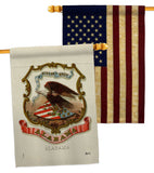 Coat of arms of Alabama - States Americana Vertical Impressions Decorative Flags HG141208 Made In USA