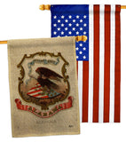 Coat of arms of Alabama - States Americana Vertical Impressions Decorative Flags HG141208 Made In USA