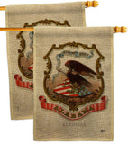 Coat of arms of Alabama - States Americana Vertical Impressions Decorative Flags HG141208 Made In USA