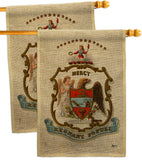 Coat of arms of Arkansas - States Americana Vertical Impressions Decorative Flags HG141209 Made In USA