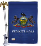 Pennsylvania - States Americana Vertical Impressions Decorative Flags HG108081 Made In USA