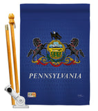 Pennsylvania - States Americana Vertical Impressions Decorative Flags HG108081 Made In USA