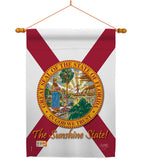 Florida - States Americana Vertical Impressions Decorative Flags HG108082 Made In USA