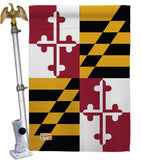 Maryland - States Americana Vertical Impressions Decorative Flags HG108102 Made In USA