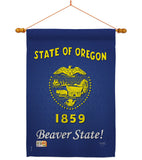Oregon - States Americana Vertical Impressions Decorative Flags HG108109 Made In USA