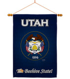 Utah - States Americana Vertical Impressions Decorative Flags HG108114 Made In USA