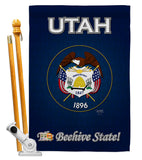 Utah - States Americana Vertical Impressions Decorative Flags HG108114 Made In USA