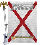 Alabama - States Americana Vertical Impressions Decorative Flags HG108117 Made In USA