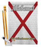 Alabama - States Americana Vertical Impressions Decorative Flags HG108117 Made In USA