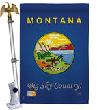 Montana - States Americana Vertical Impressions Decorative Flags HG108127 Made In USA