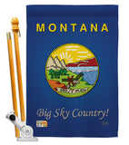 Montana - States Americana Vertical Impressions Decorative Flags HG108127 Made In USA