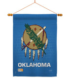 Oklahoma - States Americana Vertical Impressions Decorative Flags HG108131 Made In USA