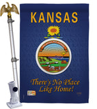 Kansas - States Americana Vertical Impressions Decorative Flags HG108132 Made In USA