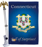 Connecticut - States Americana Vertical Impressions Decorative Flags HG108138 Made In USA