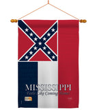 Mississippi - States Americana Vertical Impressions Decorative Flags HG108143 Made In USA