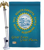 South Dakota - States Americana Vertical Impressions Decorative Flags HG108146 Made In USA