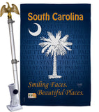 South Carolina - States Americana Vertical Impressions Decorative Flags HG108148 Made In USA