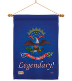North Dakota - States Americana Vertical Impressions Decorative Flags HG108149 Made In USA
