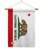 California State - States Americana Vertical Impressions Decorative Flags HG108229 Made In USA