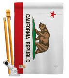 California State - States Americana Vertical Impressions Decorative Flags HG108229 Made In USA