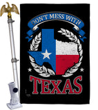 Don't mess Texas - States Americana Vertical Impressions Decorative Flags HG108440 Made In USA