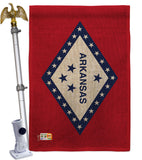 Arkansas - States Americana Vertical Impressions Decorative Flags HG140504 Made In USA