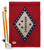 Arkansas - States Americana Vertical Impressions Decorative Flags HG140504 Made In USA