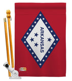 Arkansas - States Americana Vertical Impressions Decorative Flags HG140504 Made In USA