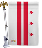 District of Columbia - States Americana Vertical Impressions Decorative Flags HG140509 Made In USA