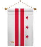 District of Columbia - States Americana Vertical Impressions Decorative Flags HG140509 Made In USA