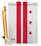 District of Columbia - States Americana Vertical Impressions Decorative Flags HG140509 Made In USA
