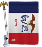 Iowa - States Americana Vertical Impressions Decorative Flags HG140516 Made In USA