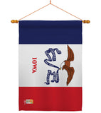 Iowa - States Americana Vertical Impressions Decorative Flags HG140516 Made In USA