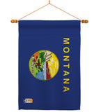 Montana - States Americana Vertical Impressions Decorative Flags HG140527 Made In USA