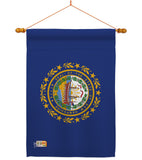 New Hampshire - States Americana Vertical Impressions Decorative Flags HG140530 Made In USA