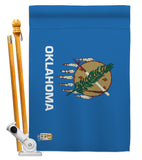 Oklahoma - States Americana Vertical Impressions Decorative Flags HG140537 Made In USA